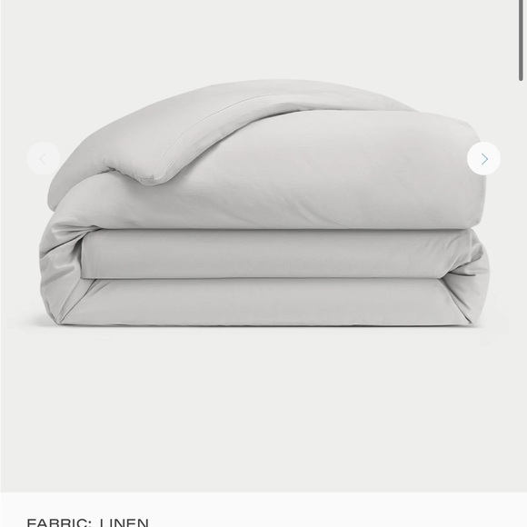 NWT Cozy Earth Linen Bamboo Duvet Cover - Picture 6 of 7